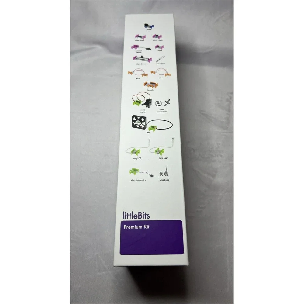 littleBits Premium Kit STEM Toy Electronics Set - 14 Bits Modules - Complete